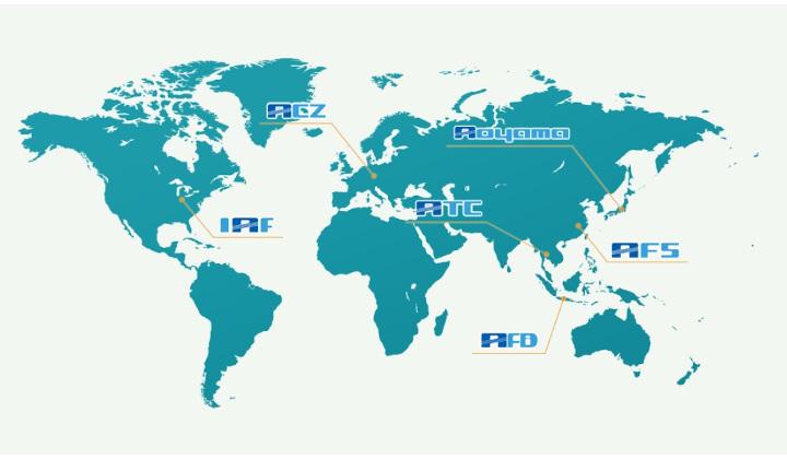 青山製作所の海外展開